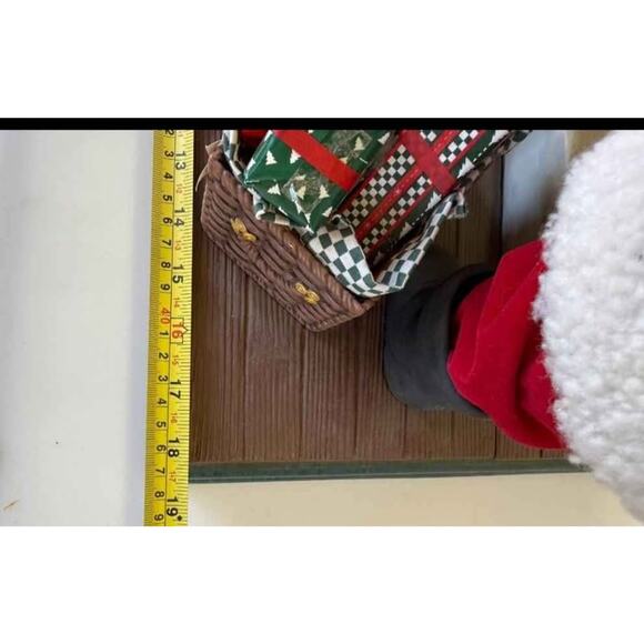 VTG Smile Animated Christmas Illuminated Movement Santa Motion Motion-ette Works - Picture 3 of 5